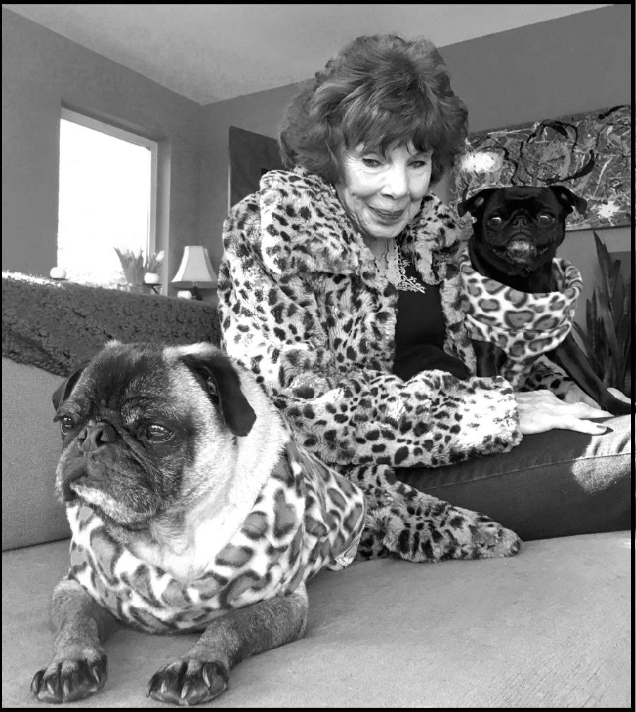 Joan, Ming and Ping and their new coats 