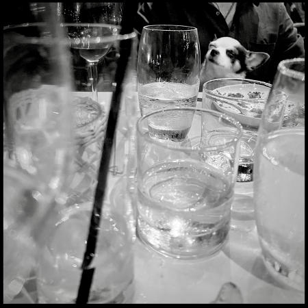 Eduardo waits for the check