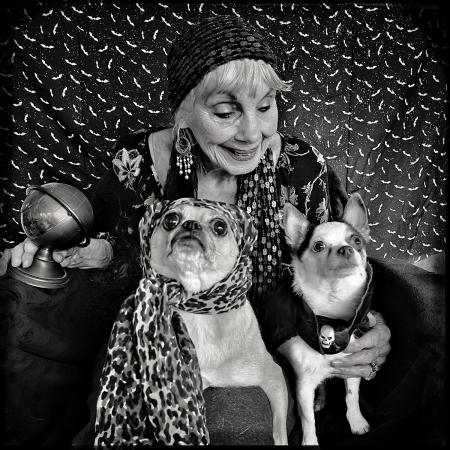 Halloween fortunes  Joan, Bebe and Eduardo